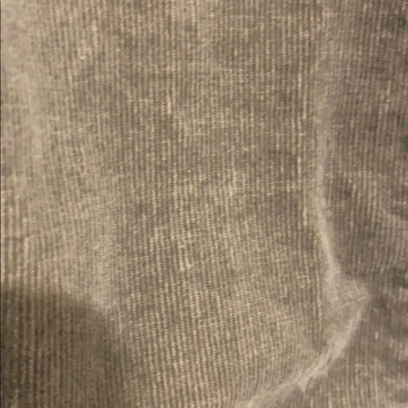 Lauren Grey/Green corduroy pants thin line size 8 - Picture 2 of 8